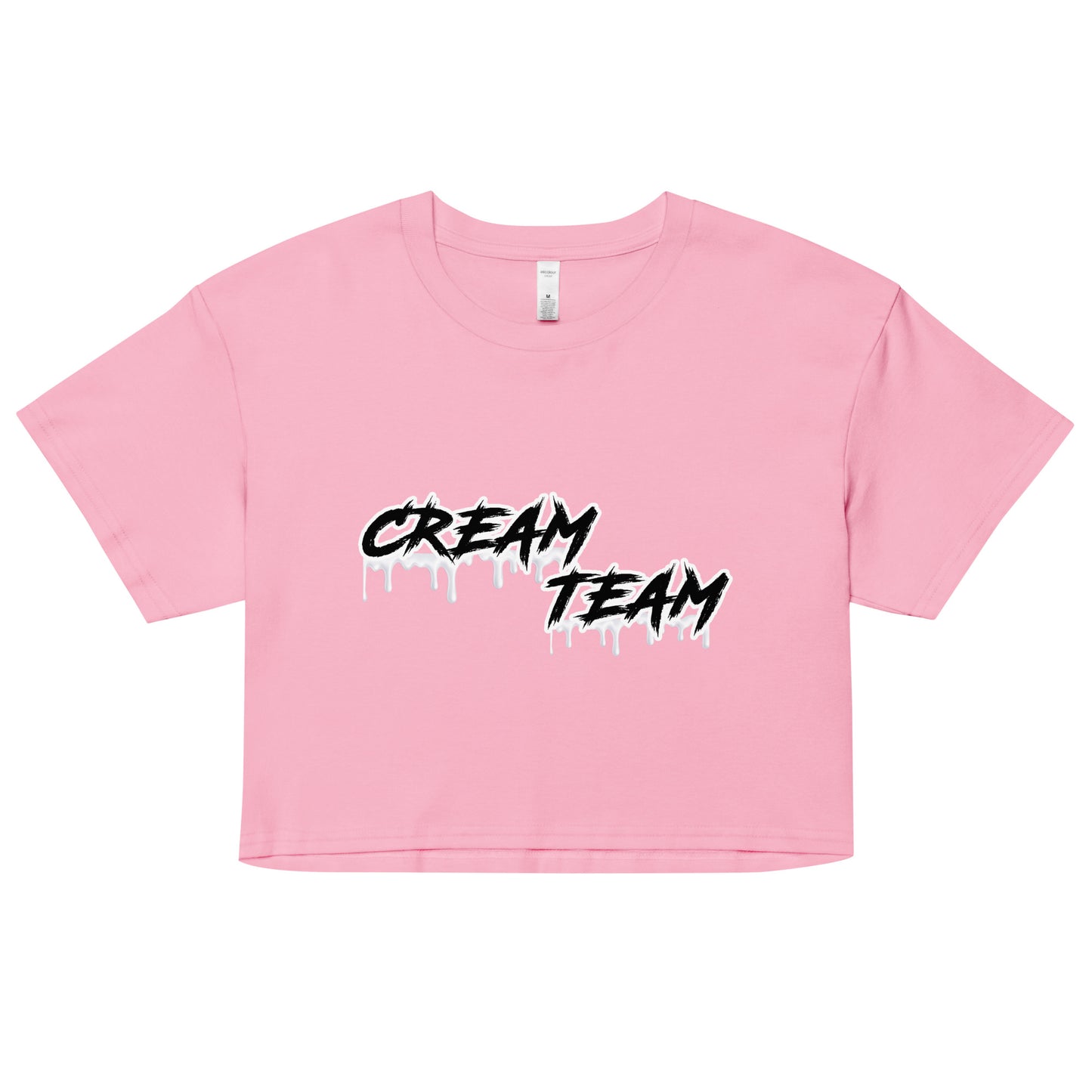 Cream Team Crop Top