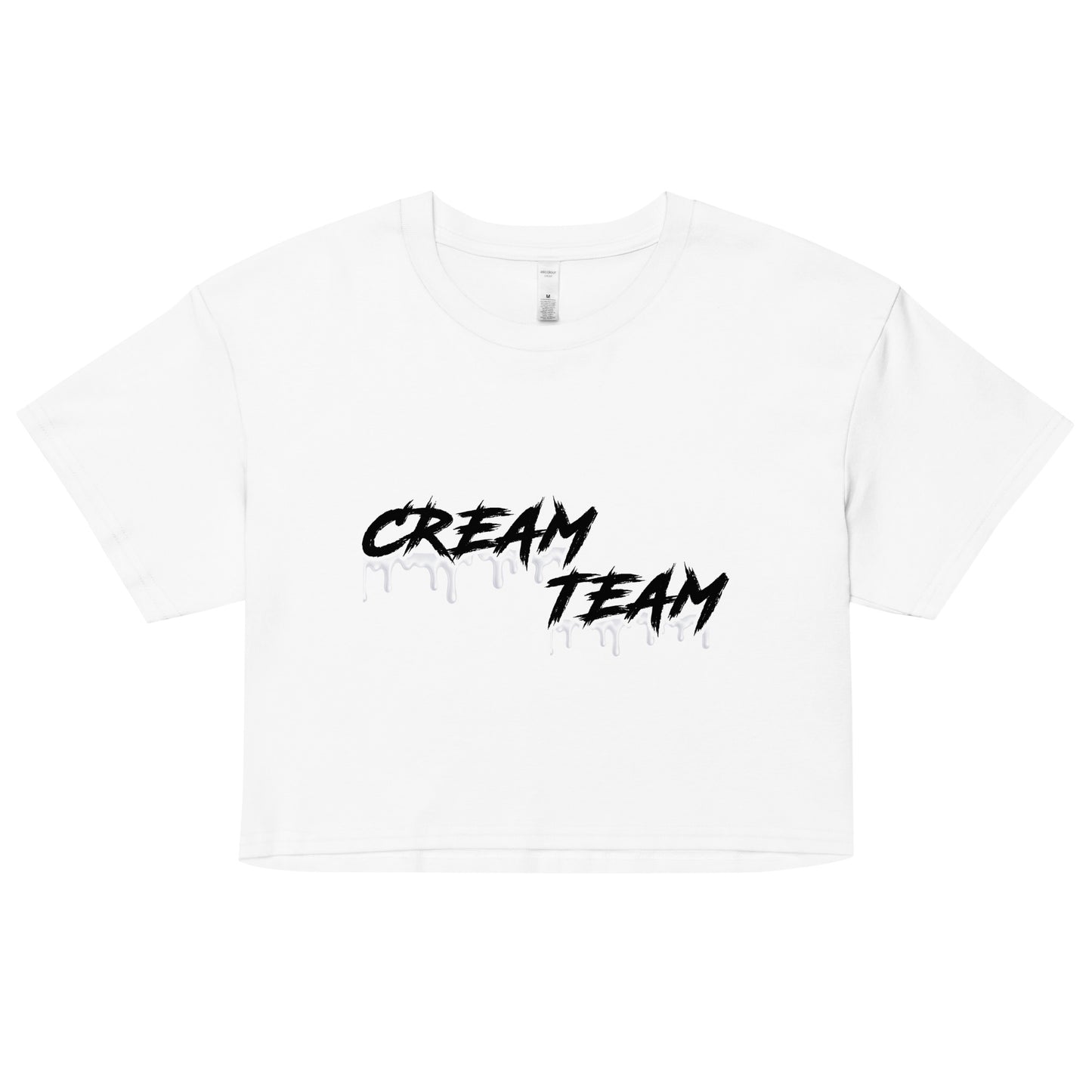 Cream Team Crop Top